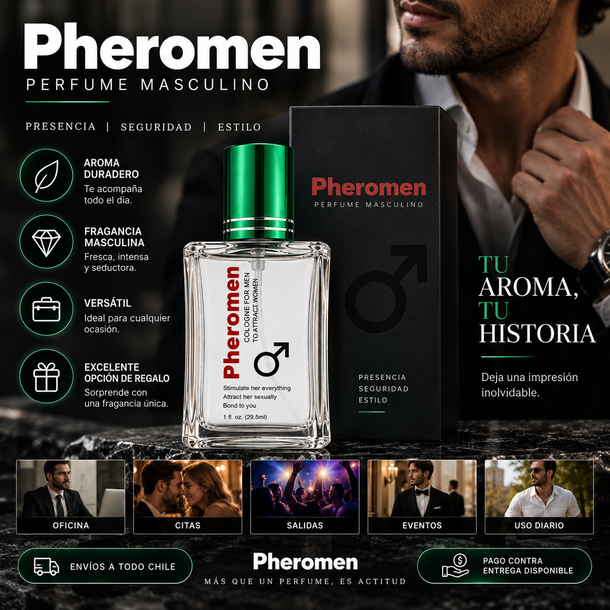 🔥 PHEROMEN – PERFUME MASCULINO 50 ML