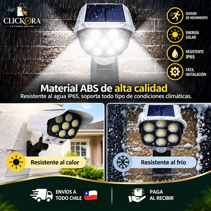 Foco Solar GuardCam™ | Sensor de Movimiento + 3 Modos