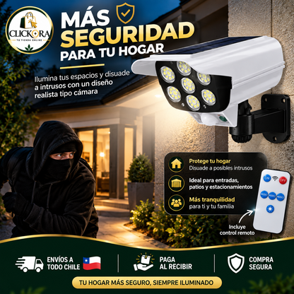 Foco Solar GuardCam™ | Sensor de Movimiento + 3 Modos