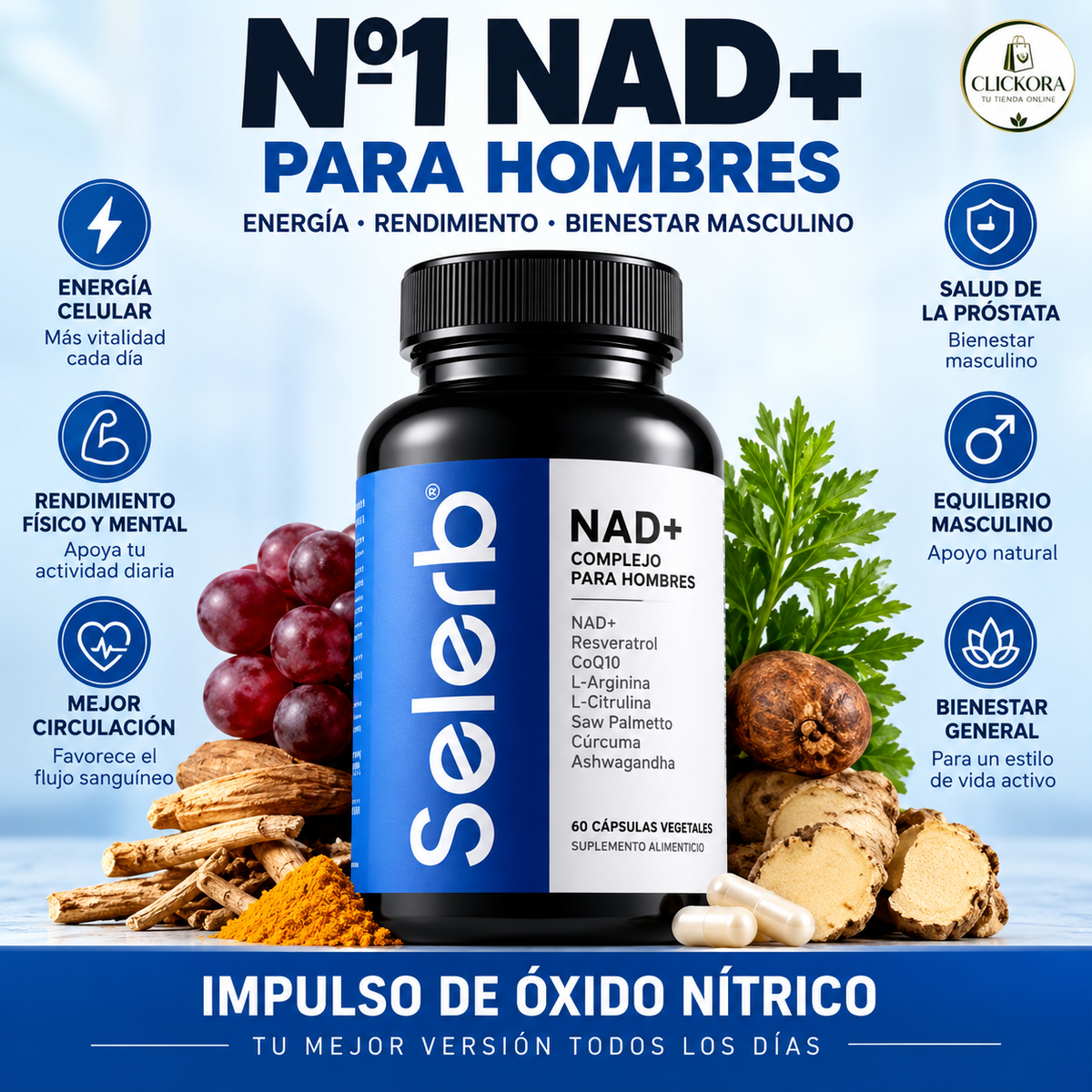 NAD+ Complejo Masculino