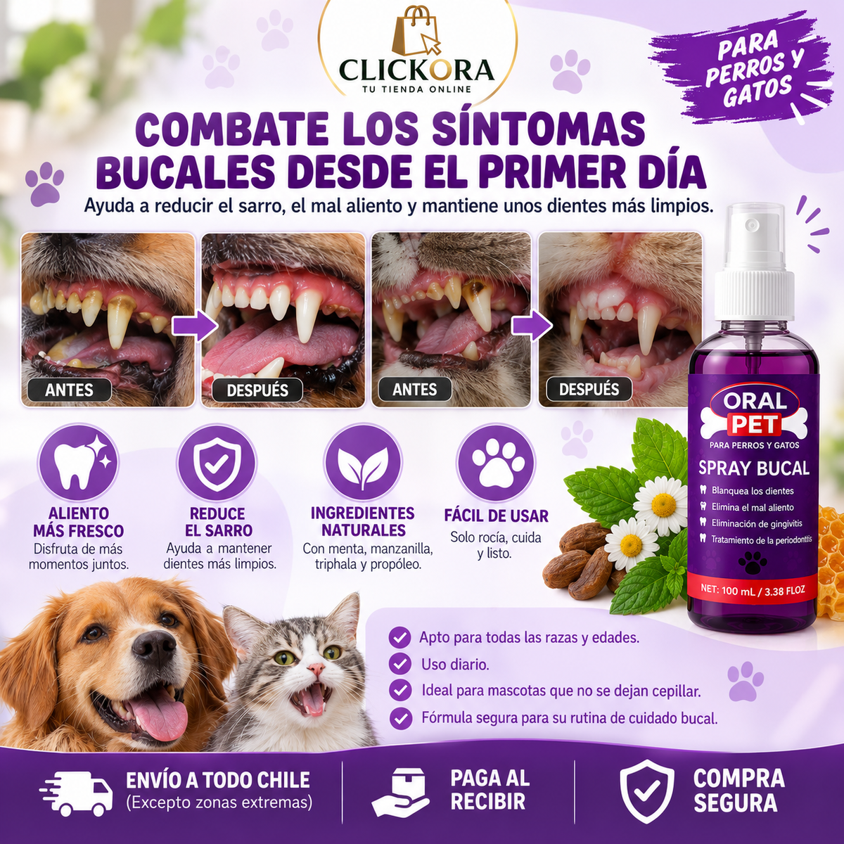 Spray Dental OralPet™