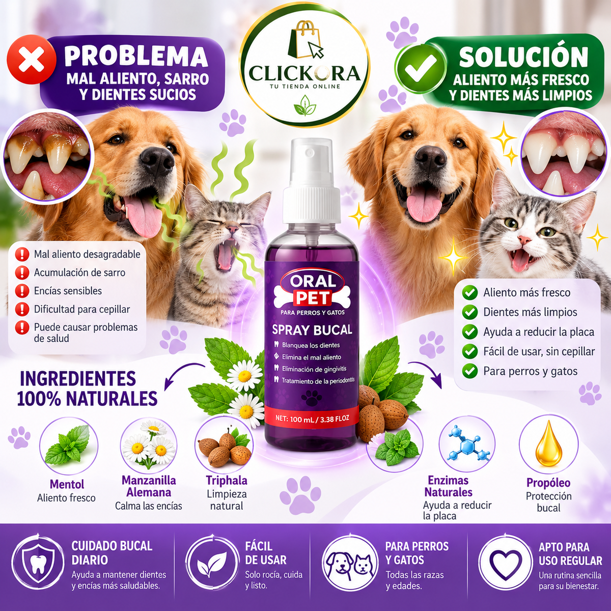 Spray Dental OralPet™