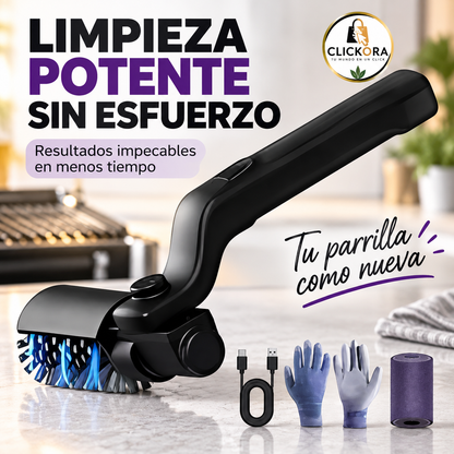 Cepillo eléctrico limpia parrillas 🔥