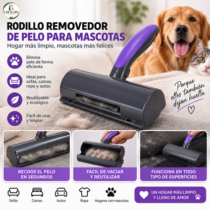 Rodillo removedor de pelos para Mascotas🐾