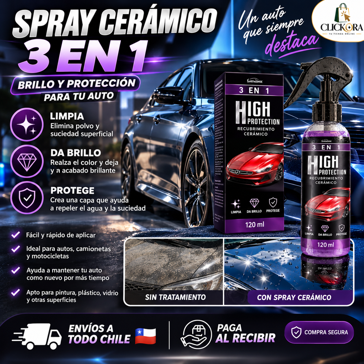 SPRAY CERÁMICO 3 EN 1™