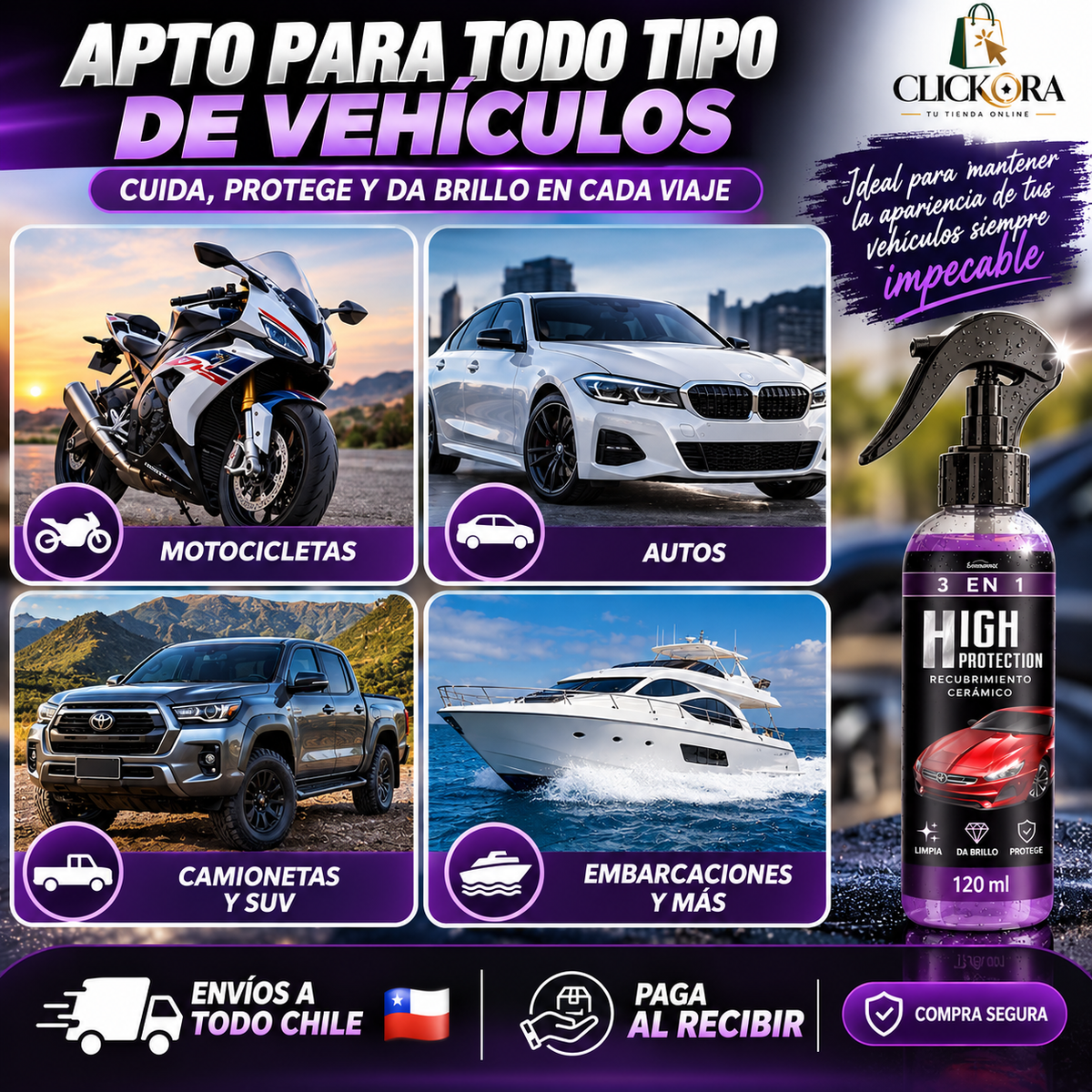 SPRAY CERÁMICO 3 EN 1™